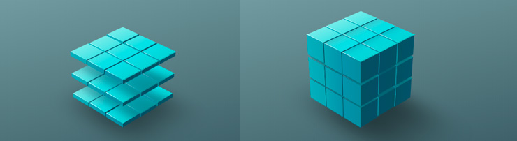 Трансформация куба на CSS